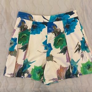 Zara floral shorts. Size S